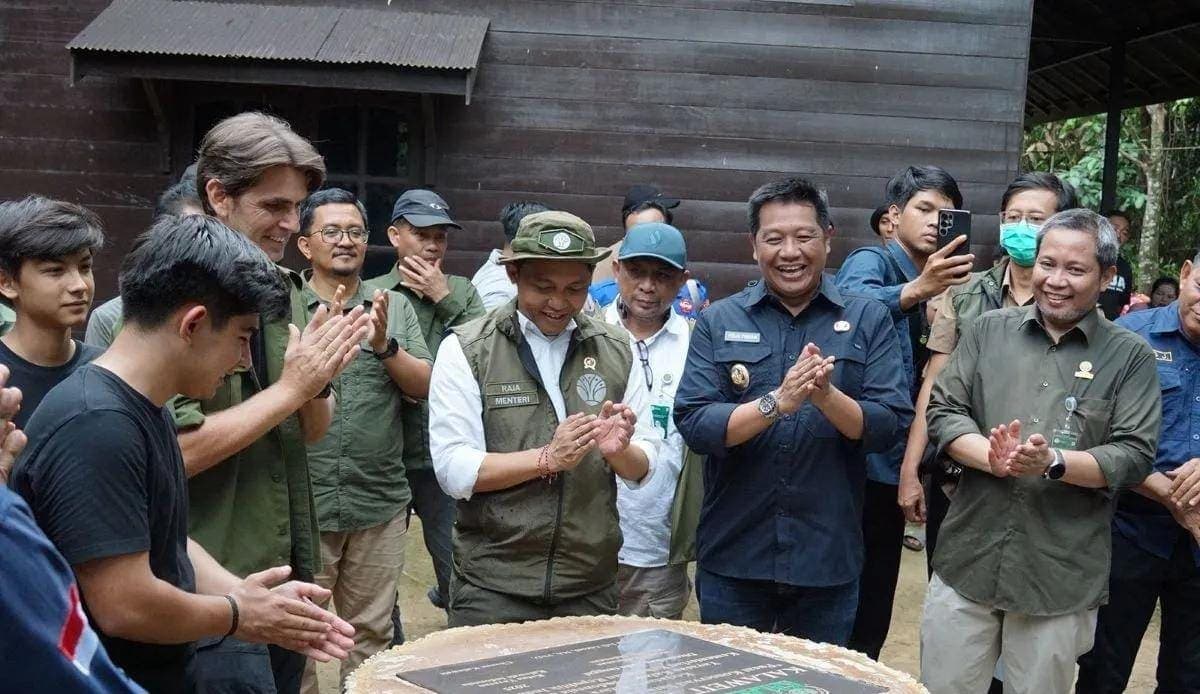 Menteri Kehutanan resmikan pusat konservasi Owa di Barito Utara