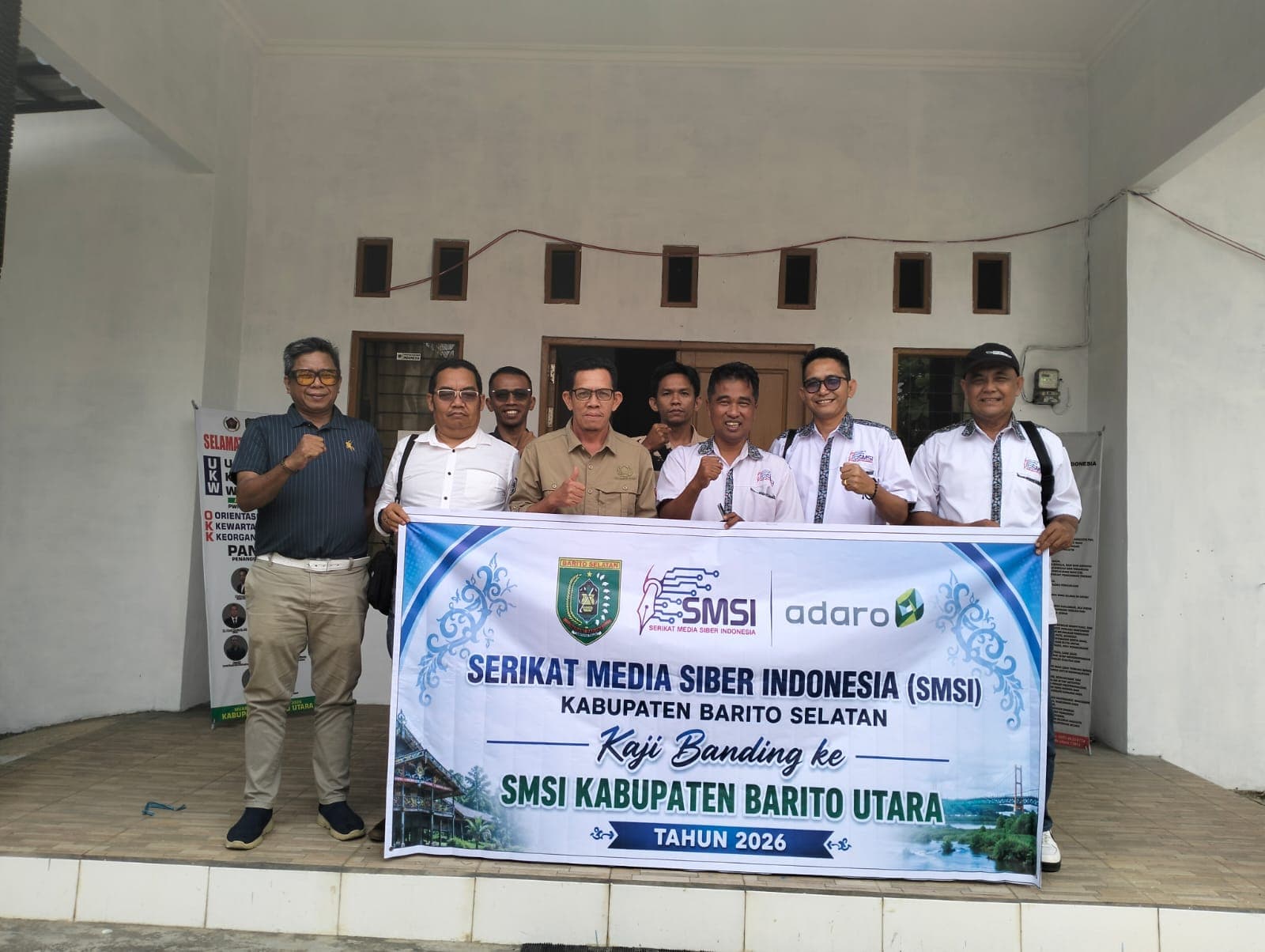SMSI dan PWI Barito Selatan Kaji Banding ke Barito Utara, Perkuat Sinergi Organisasi Pers