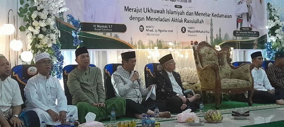 Bupati Masduki Ajak Teladani Akhlak Rasulullah SAW