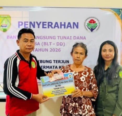 Pemdes Nibung Terjun Bagikan BLT Desa Tahun 2026