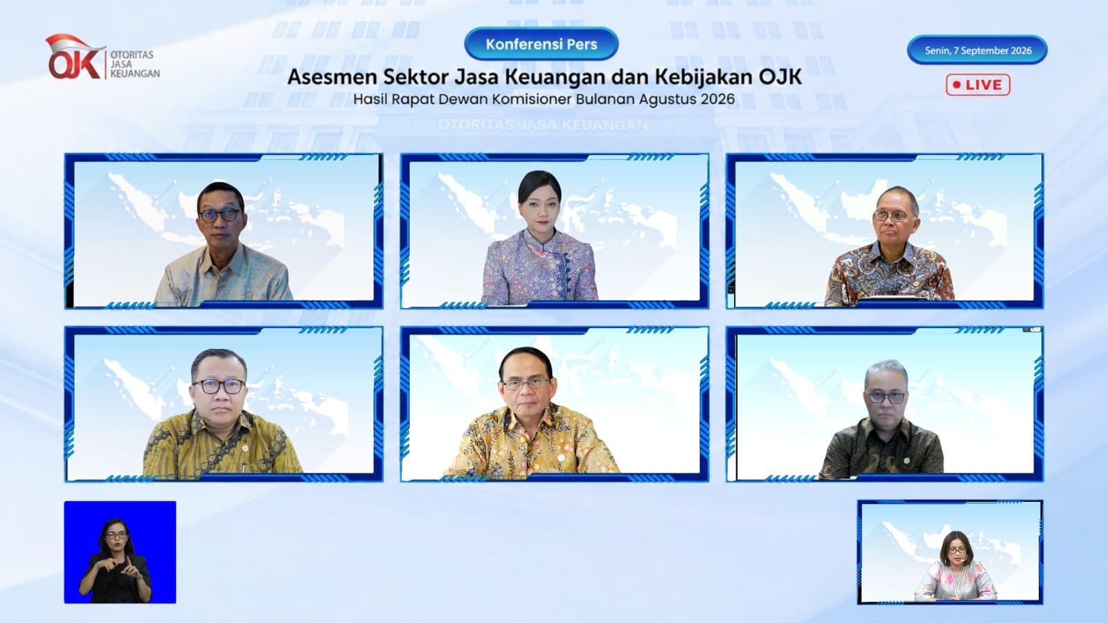 OJK Catat Pertumbuhan Positif Sektor Perbankan dan Asuransi
