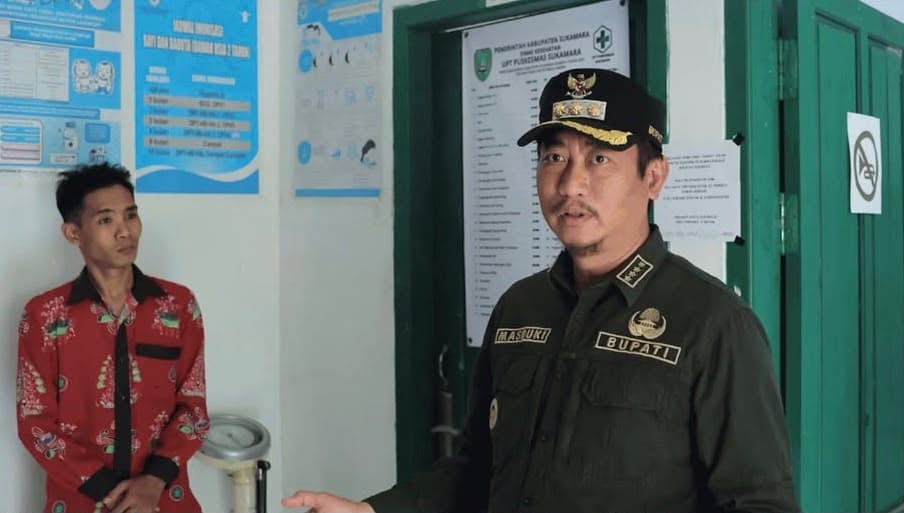 Bupati Sukamara Tinjau Rumah Ibadah di Desa Sukaraja