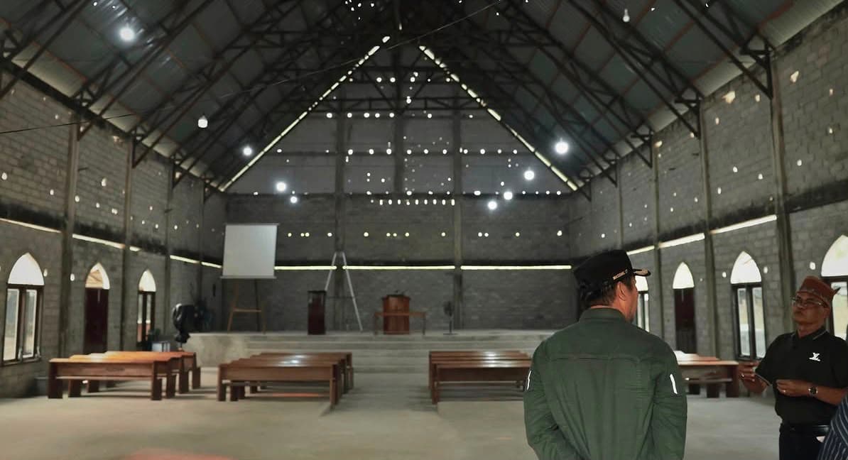 Rumah Ibadah di Sukaraja Terus Dibenahi