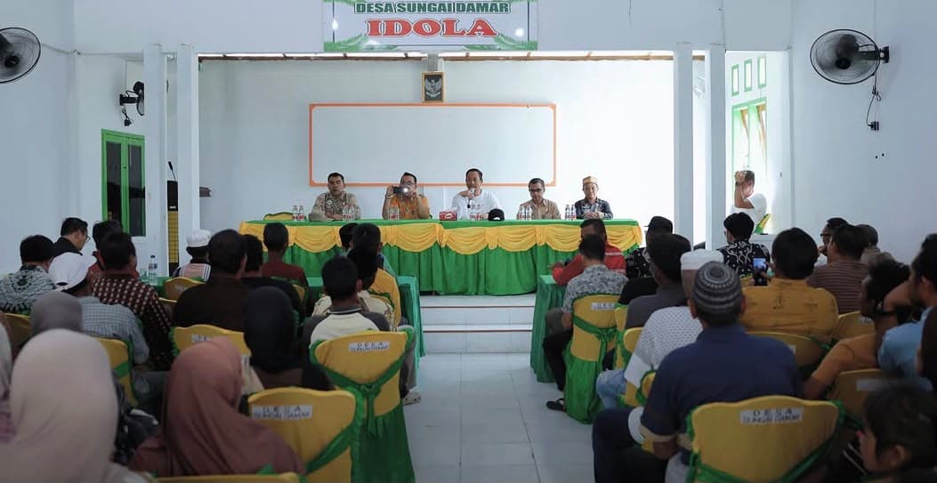 Masduki Serap Aspirasi Warga Desa Sungai Damar